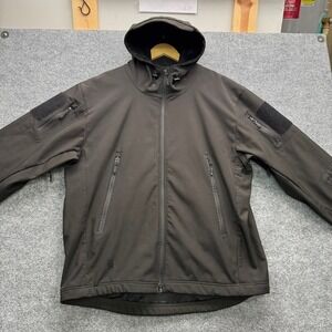 Antarctica Softshell Jacket Men's 2XL Black Tactical Fleece Lined Outdoor Coat